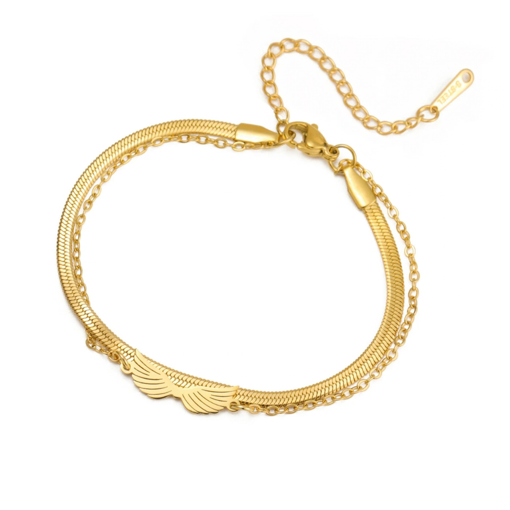 Bracelet Ange Gardien or