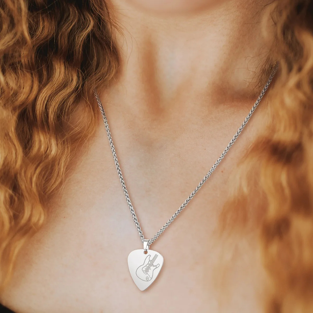 Collier avec Médiator femme