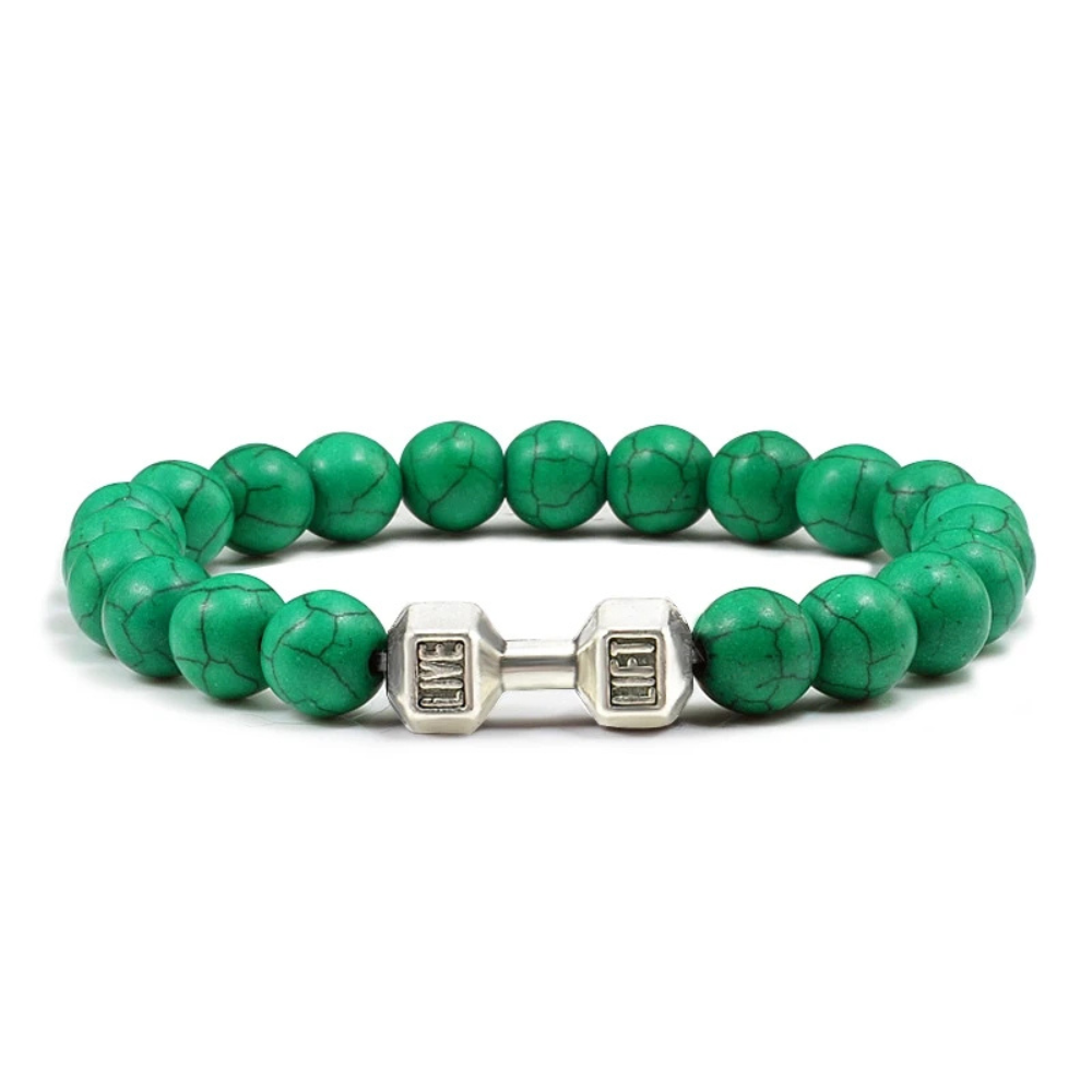 Bracelet Perles vert