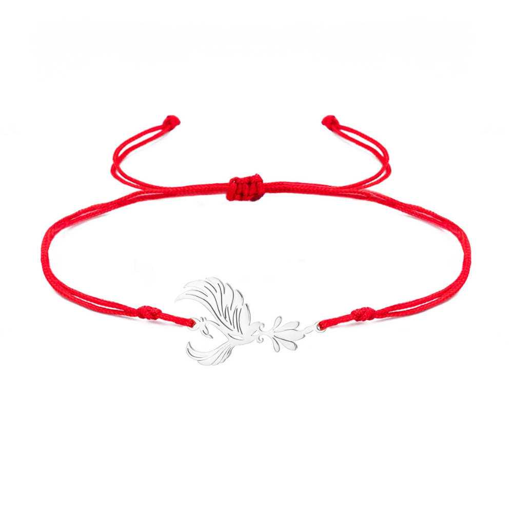 Bracelet Phoenix Cordon argent
