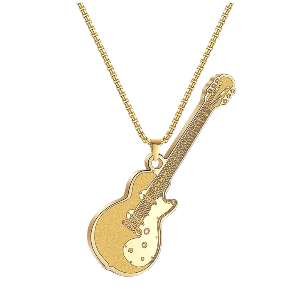 Collier Pendentif Guitare