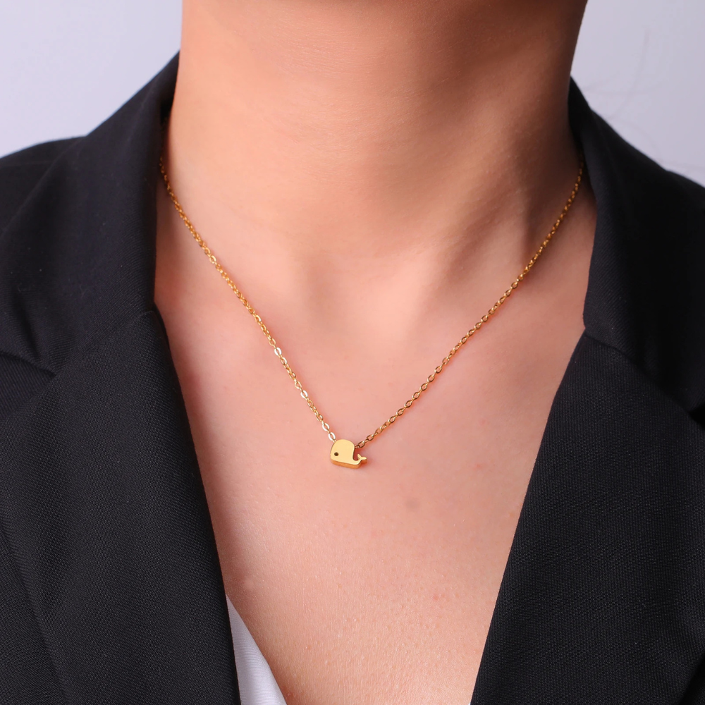 Collier Baleine Femme