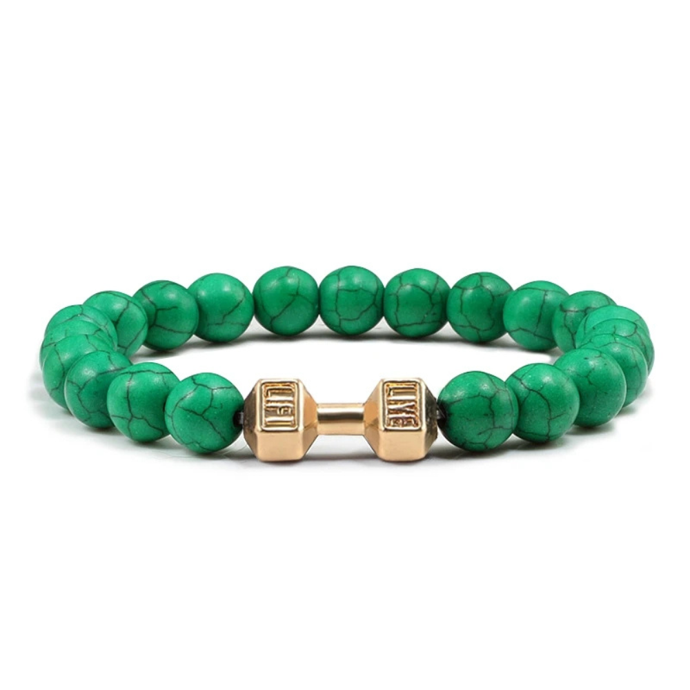 Bracelet Perles vert