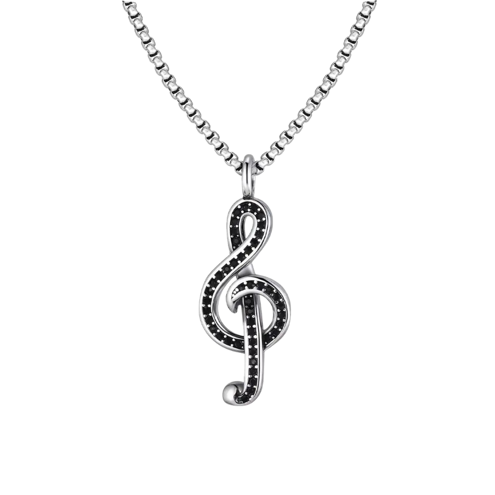 Collier Clé de Sol Homme pendentif