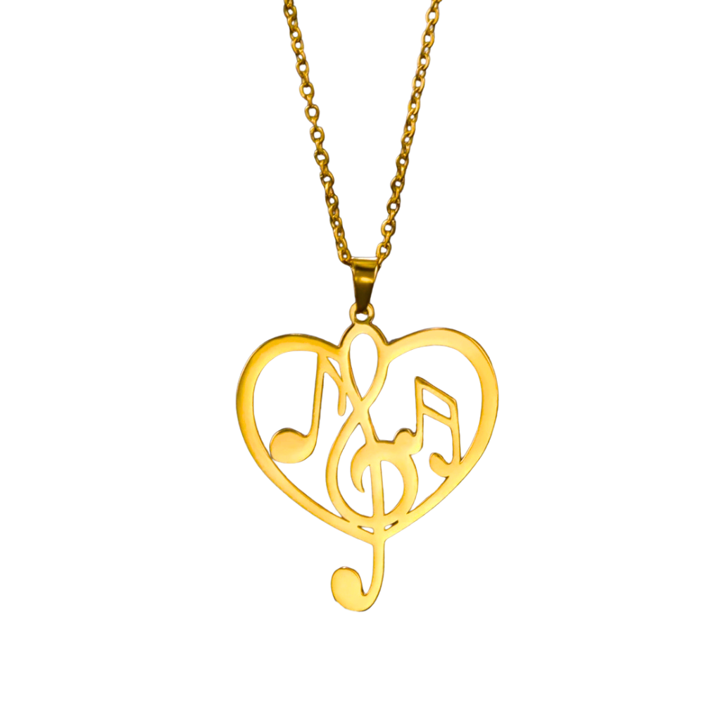 Collier Coeur Musique
