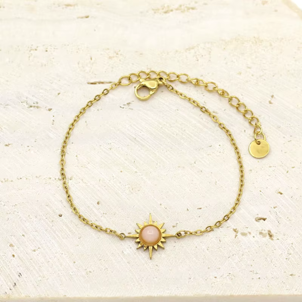 Bracelet Soleil Bohème peche