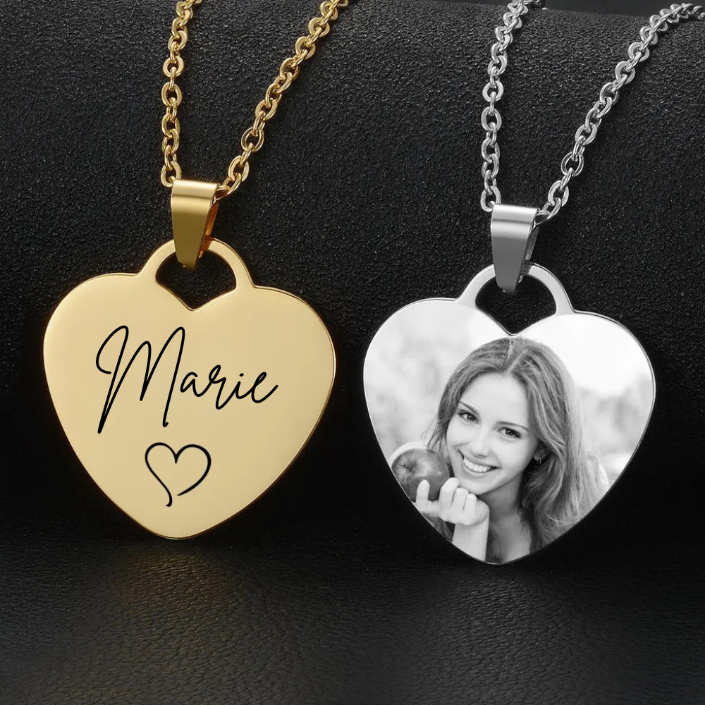 Collier Coeur Personnalisable