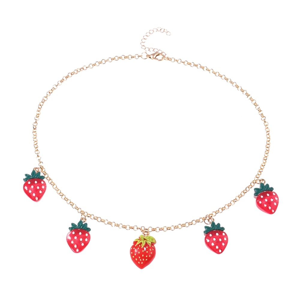 Collier Cinq Fraises