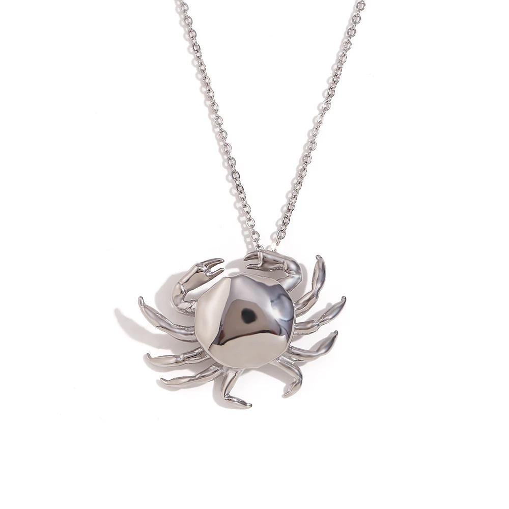 Collier Crabe argent