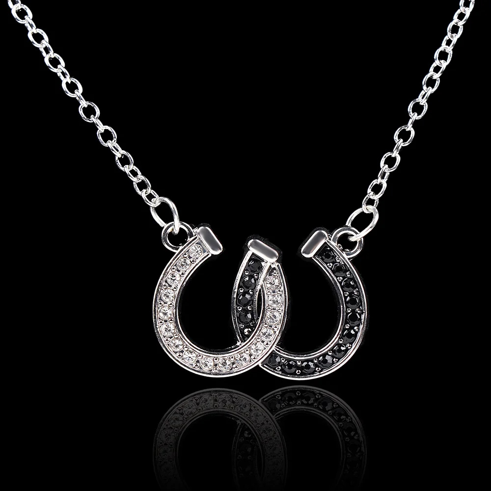 Collier Double Fer à Cheval argent