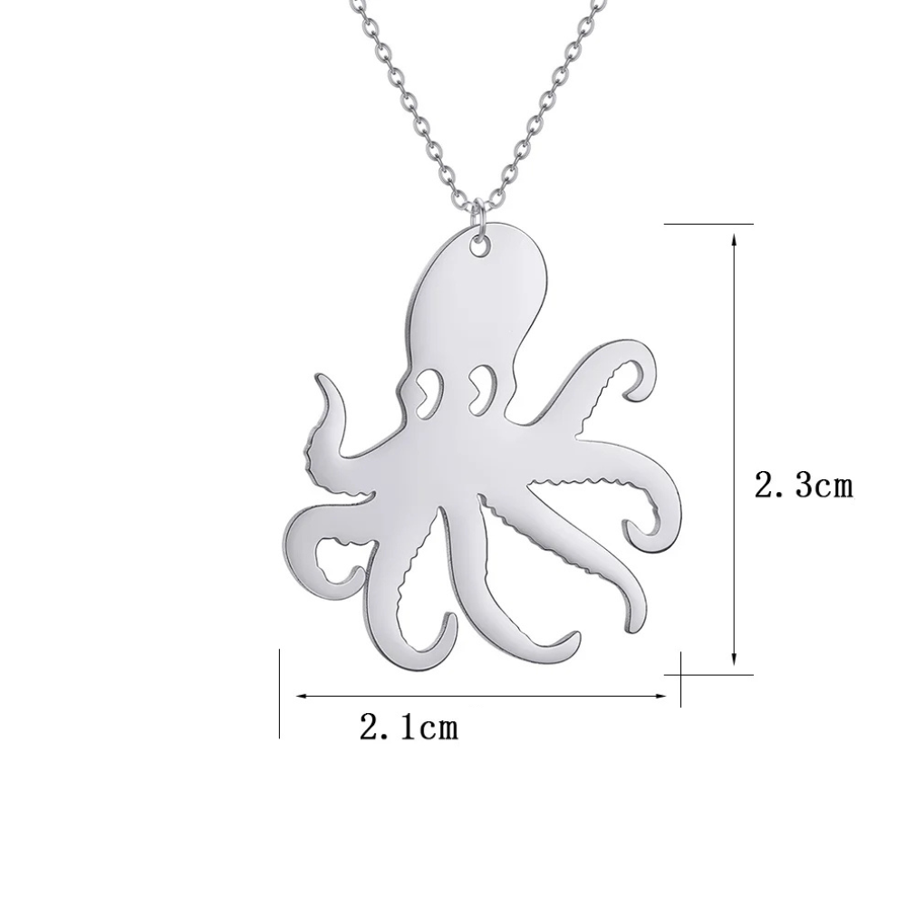 Collier Pieuvre acier