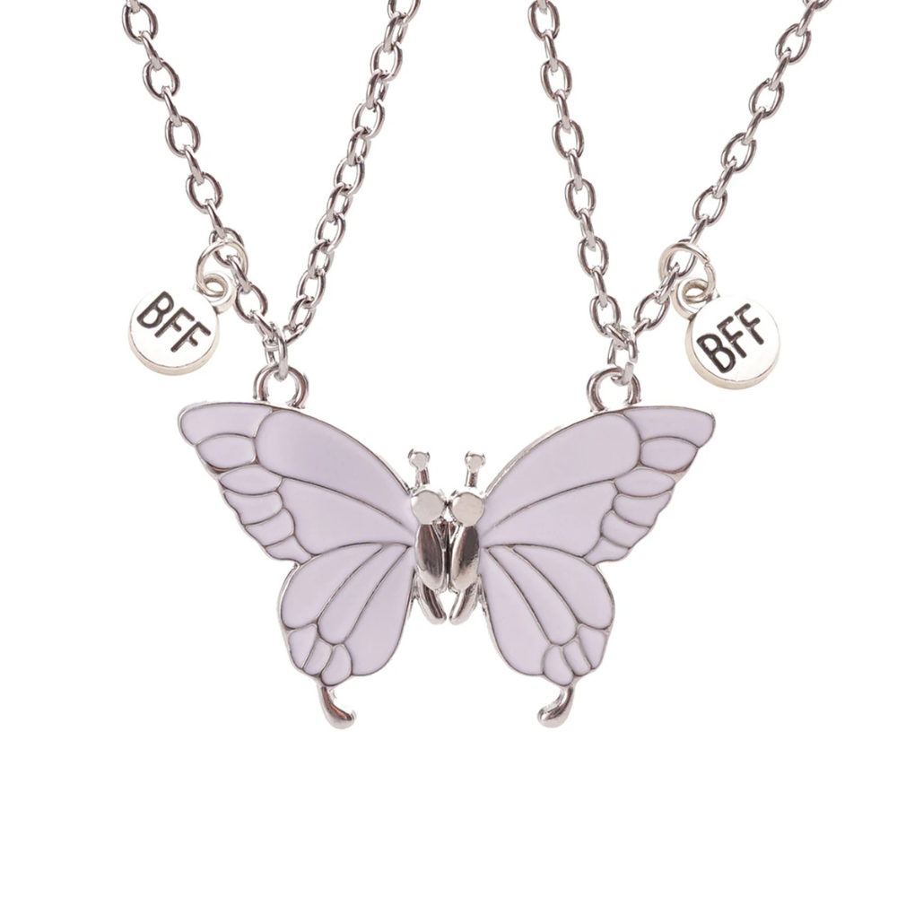 Collier Papillon BFF argent