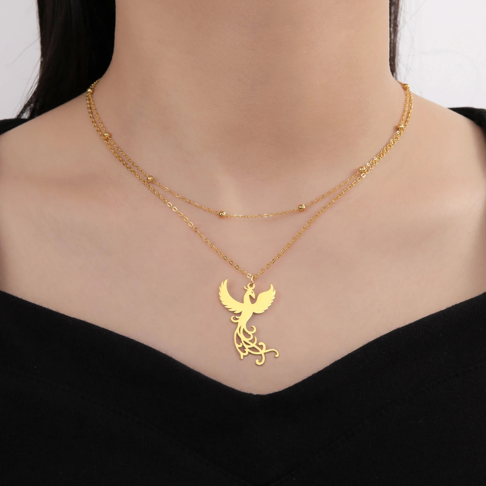 Collier Phoenix Femme pendentif