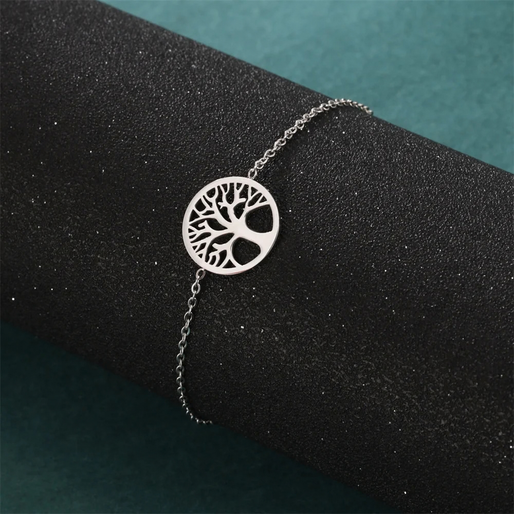 Bracelet Arbre de Vie Fin acier inox