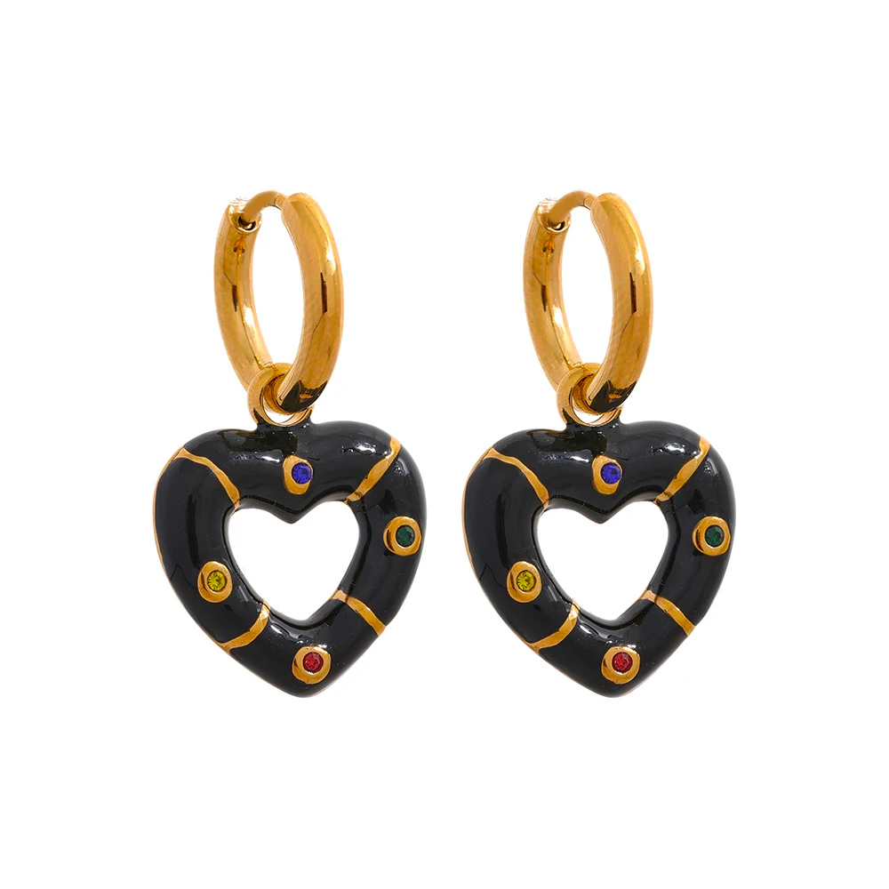 Boucles d'Oreilles Coeur Fashion femme