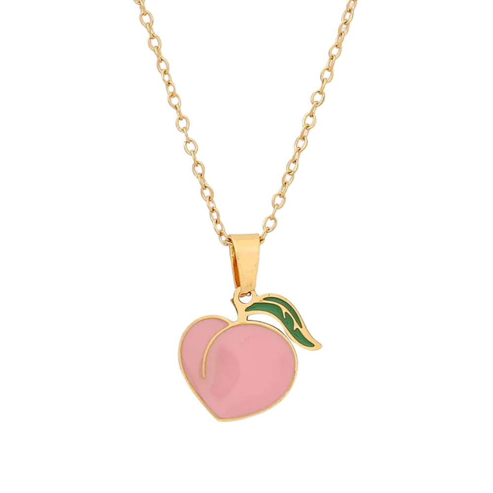 Collier Pêche Rose