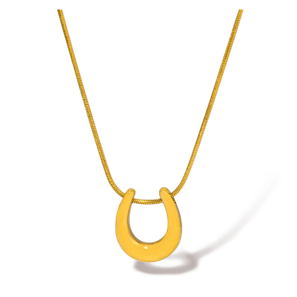 Collier Fer à Cheval Doré