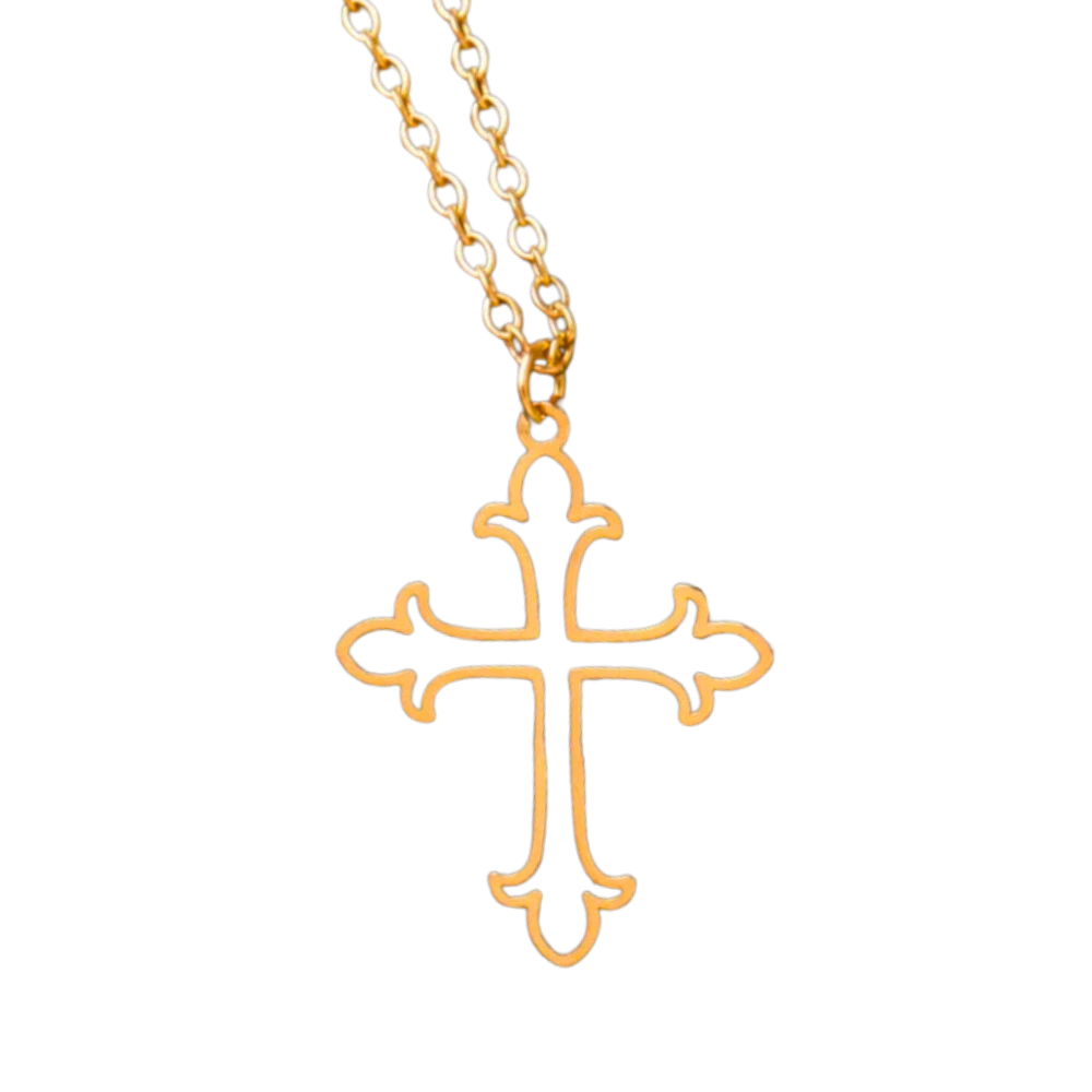 Collier Croix Ajourée