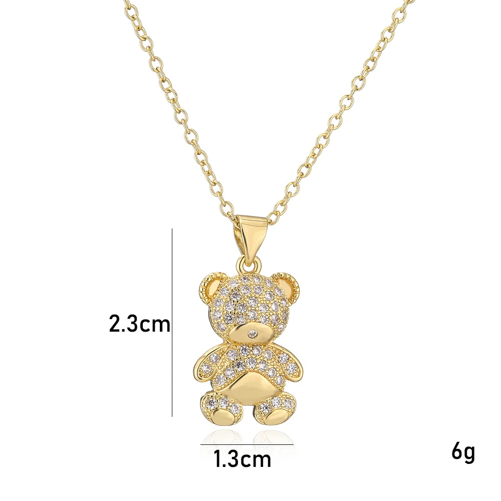 Collier Ourson Femme diamant