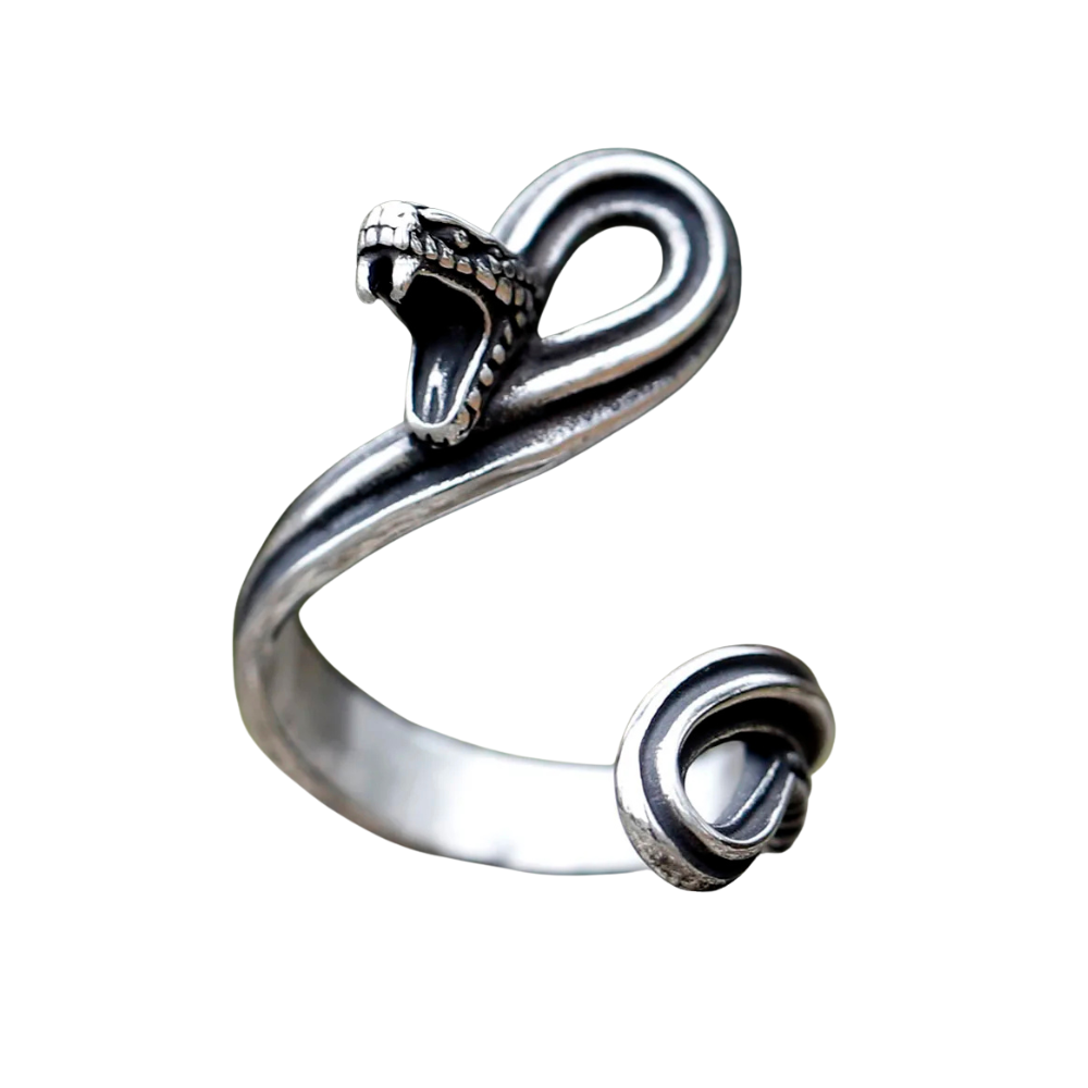 Bague Serpent Agressif