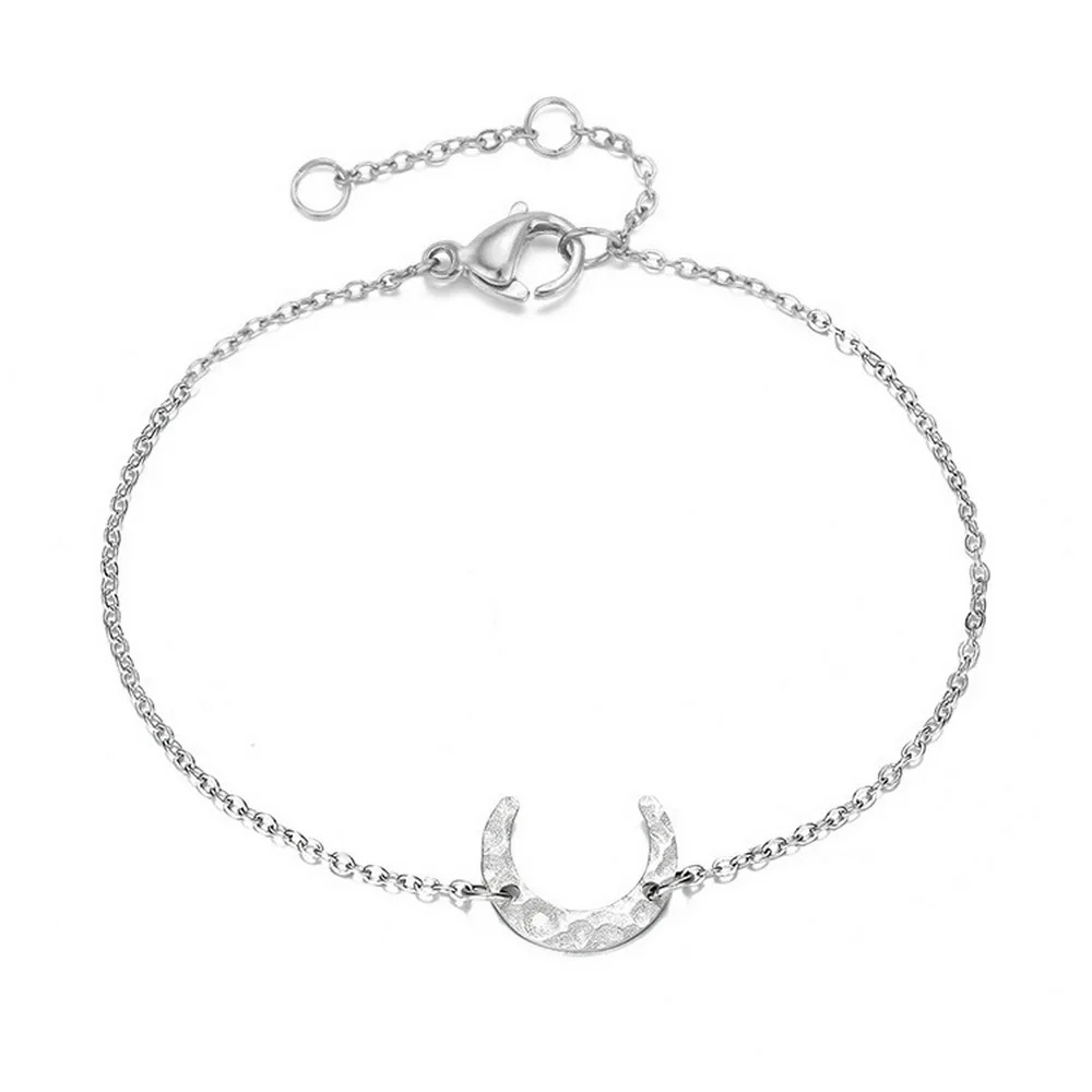 Bracelet Lune Femme argent