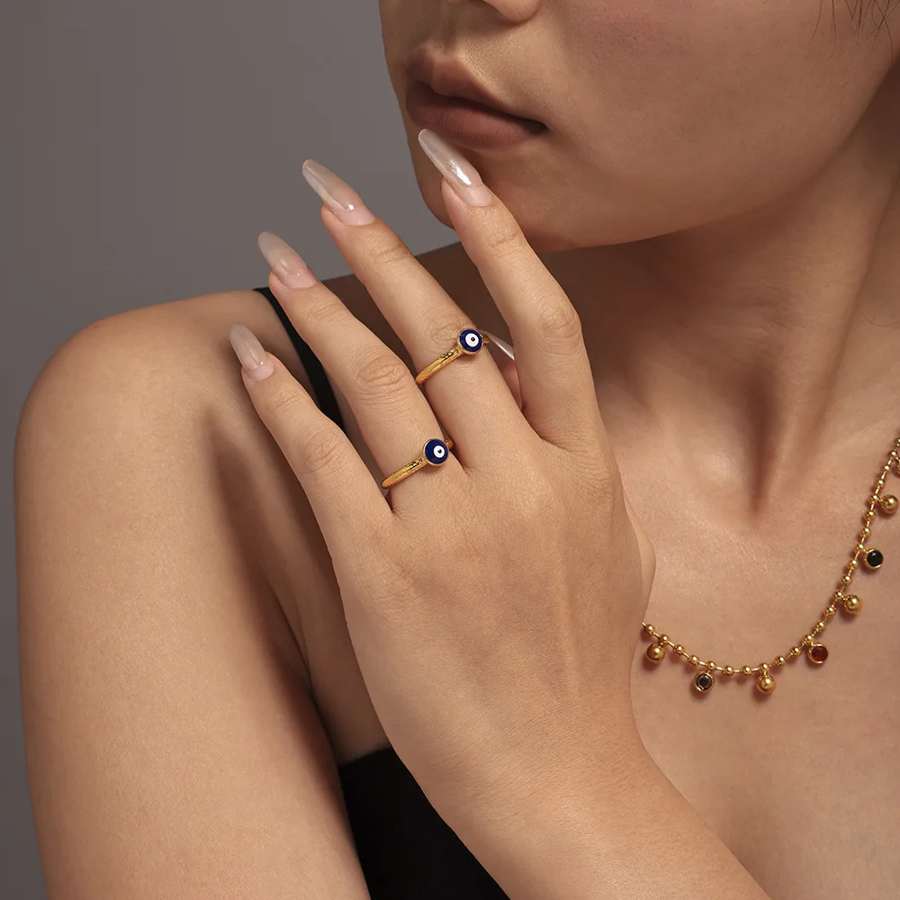 Bague Œil Rond doré