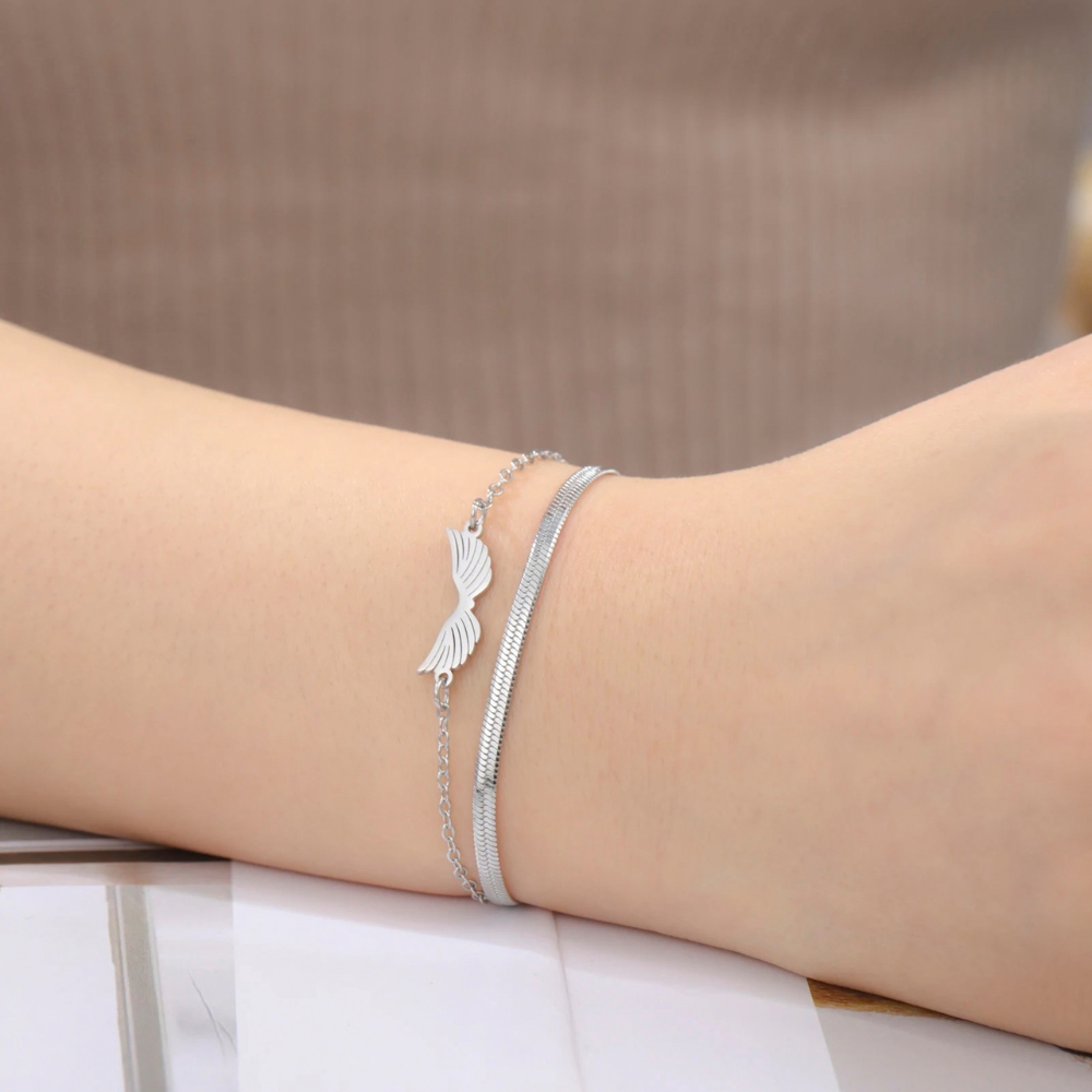 Bracelet Ange Gardien acir inox