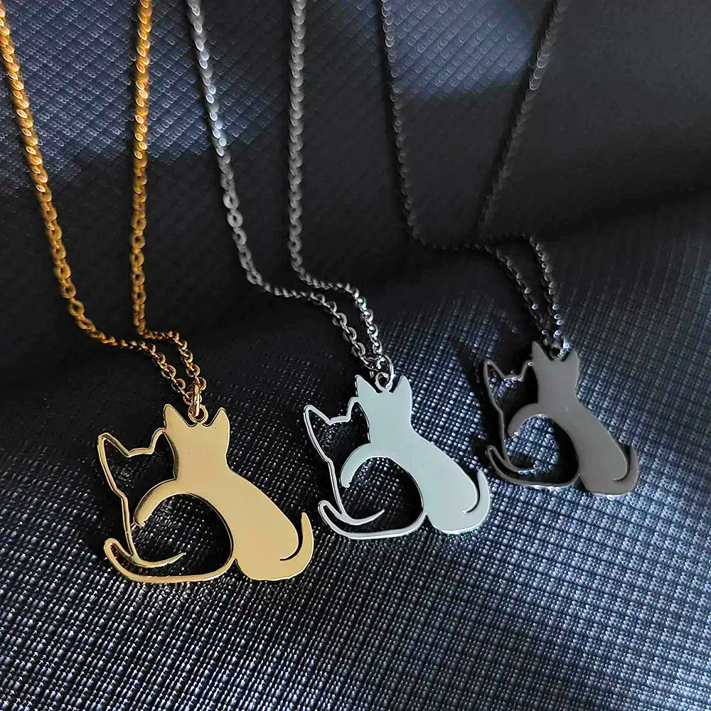 Collier Chats Copains femme