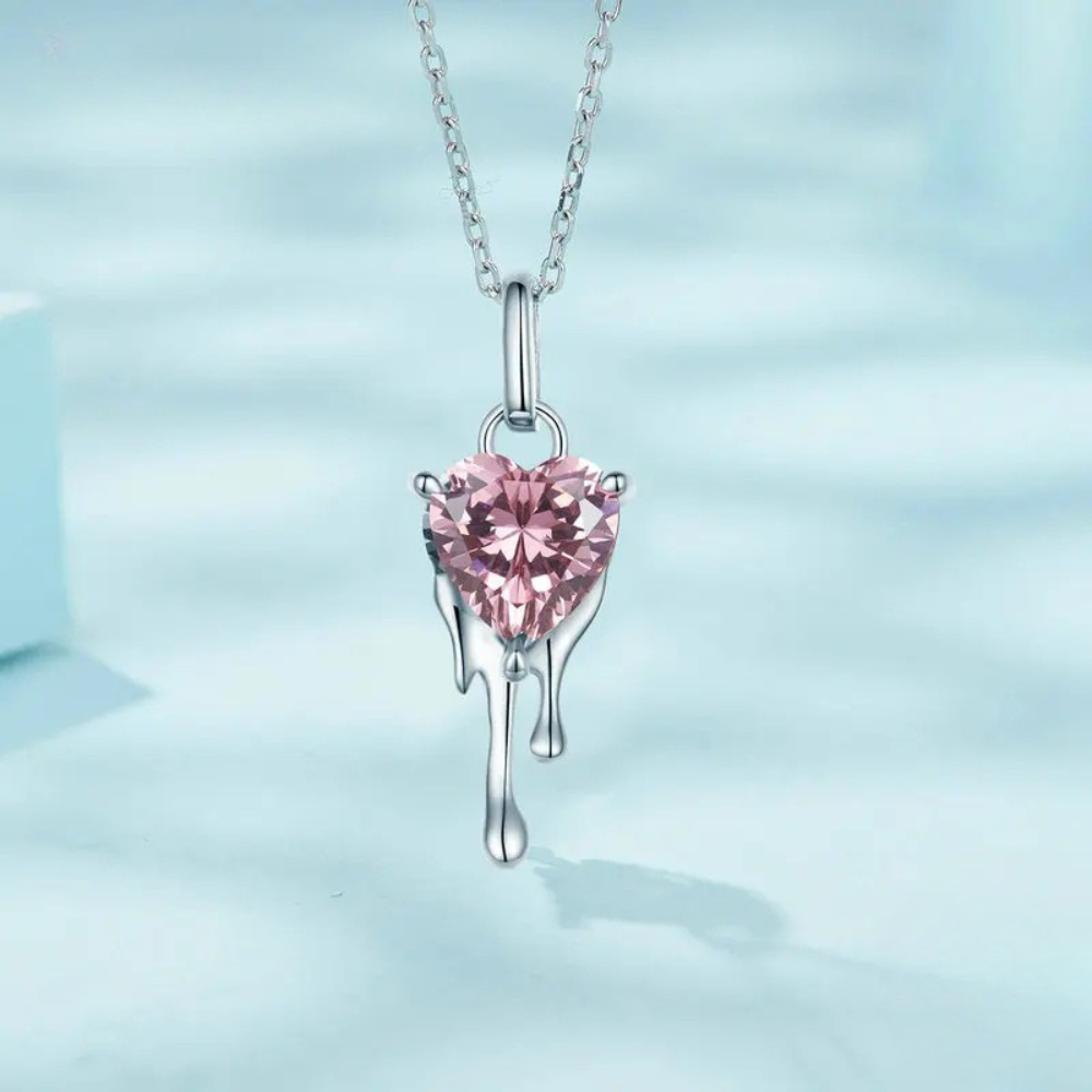 Collier Cœur Coulant pendentif