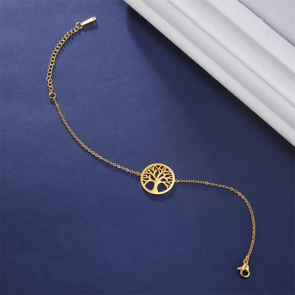 Bracelet Arbre de Vie Fin médaille