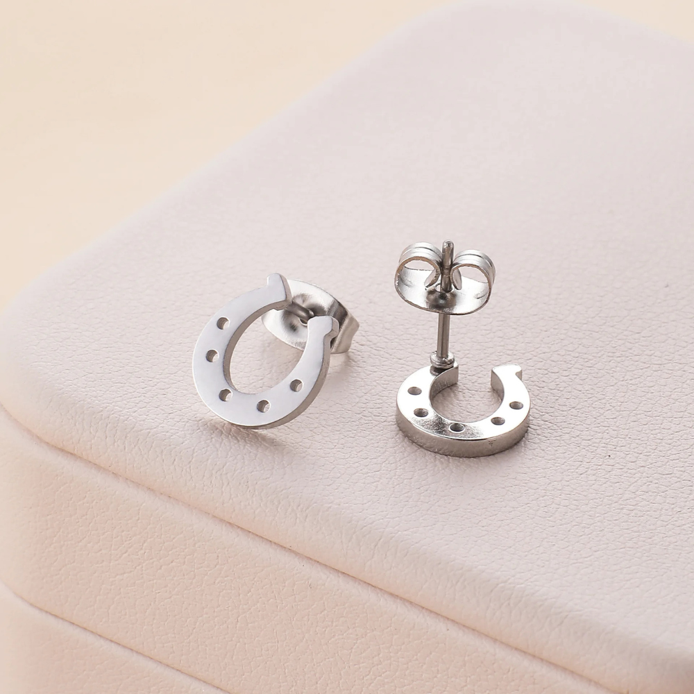 Boucles d'Oreilles Fer à Cheval argent