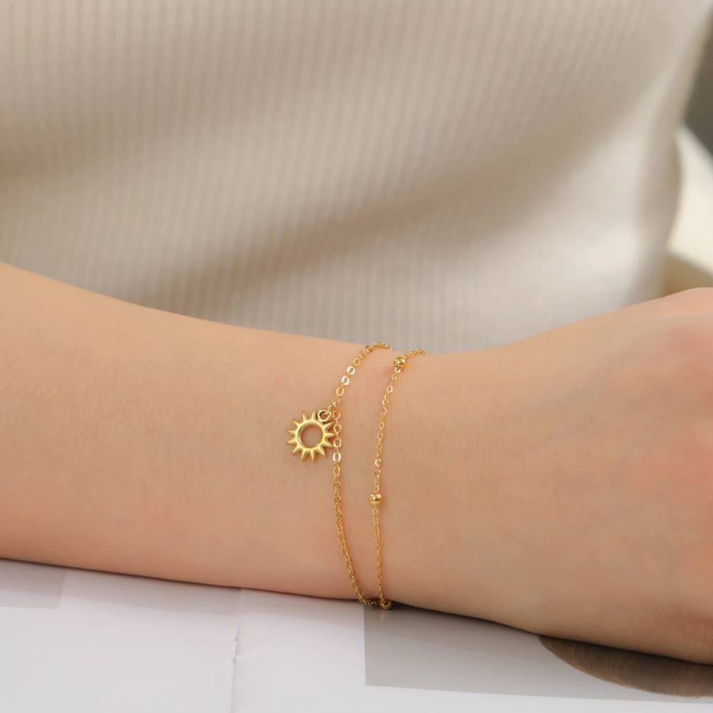 Bracelet Soleil Acier Inoxydable homme