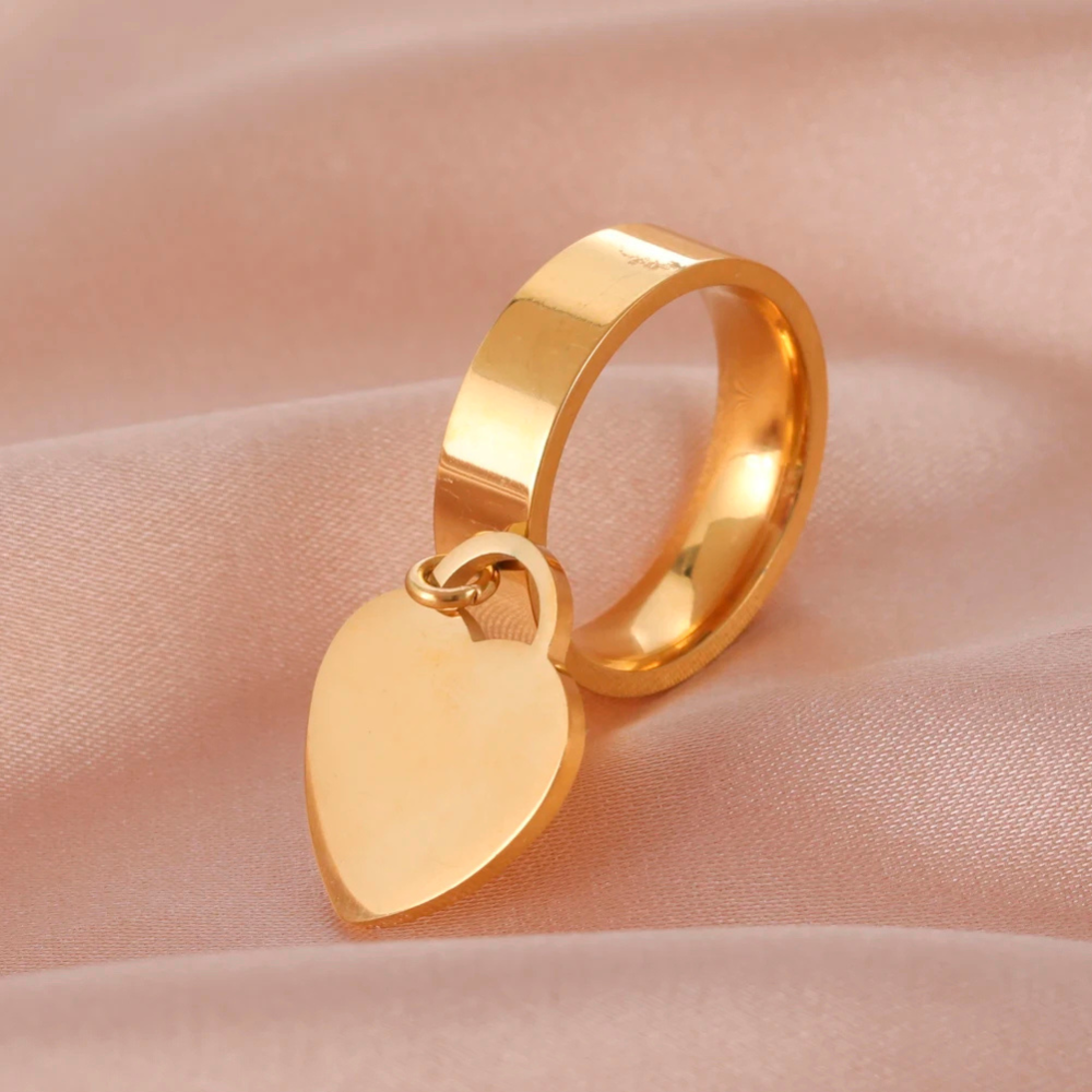 Bague Cœur Charm or