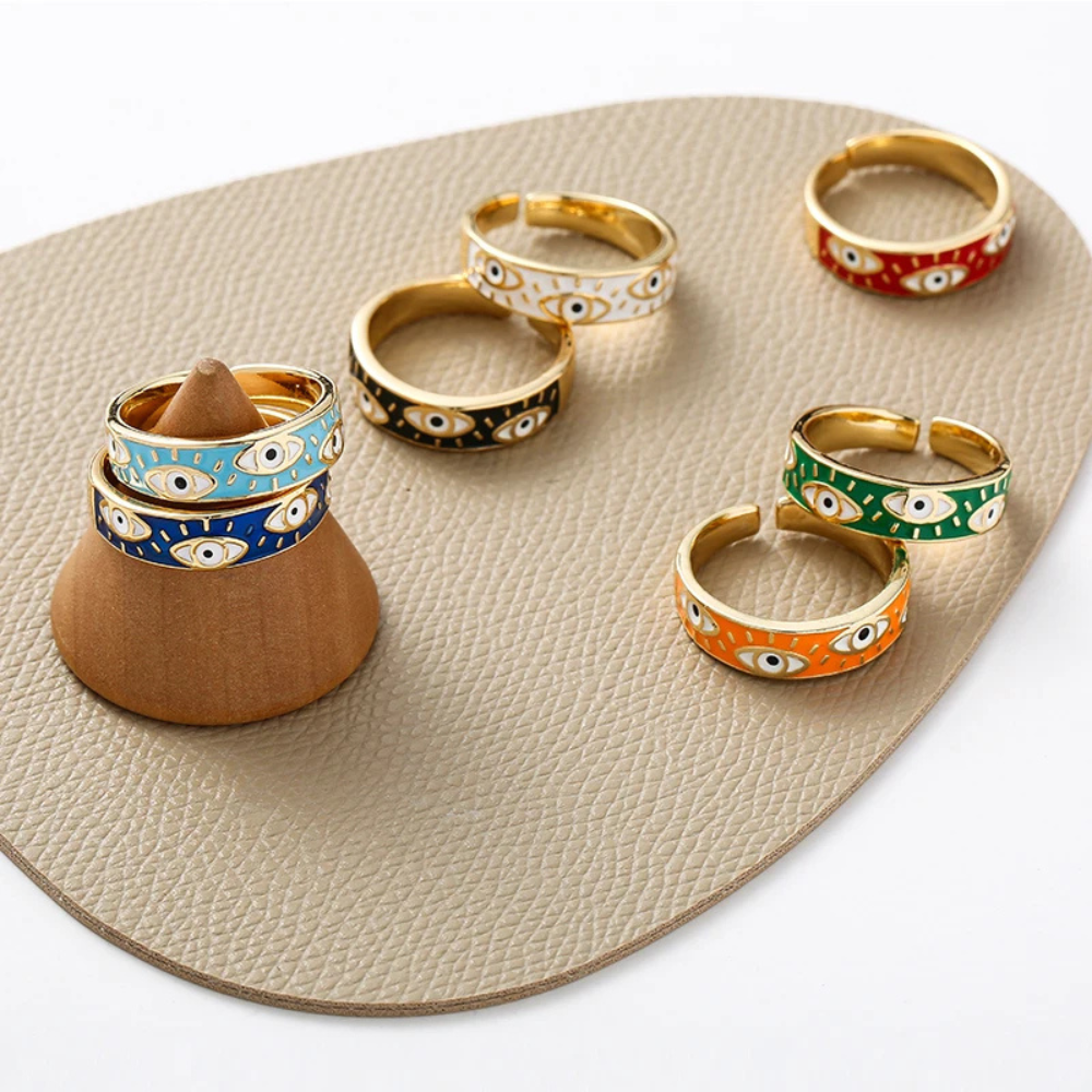 Bague Oeil Femme Couleurs design