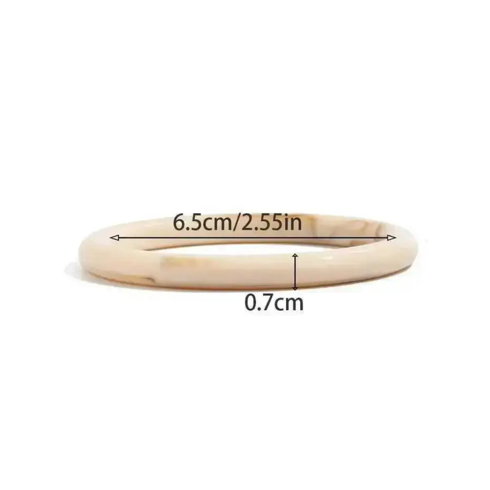 Jonc Résine Blanc Cassé bracelet