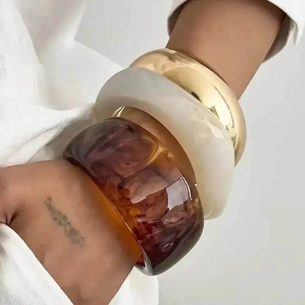 Set 3 Bracelets Manchettes tendance