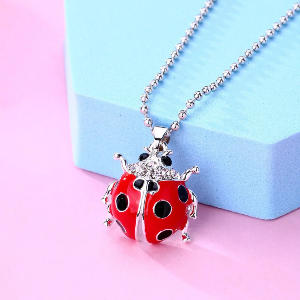 Collier Coccinelle Acier inox