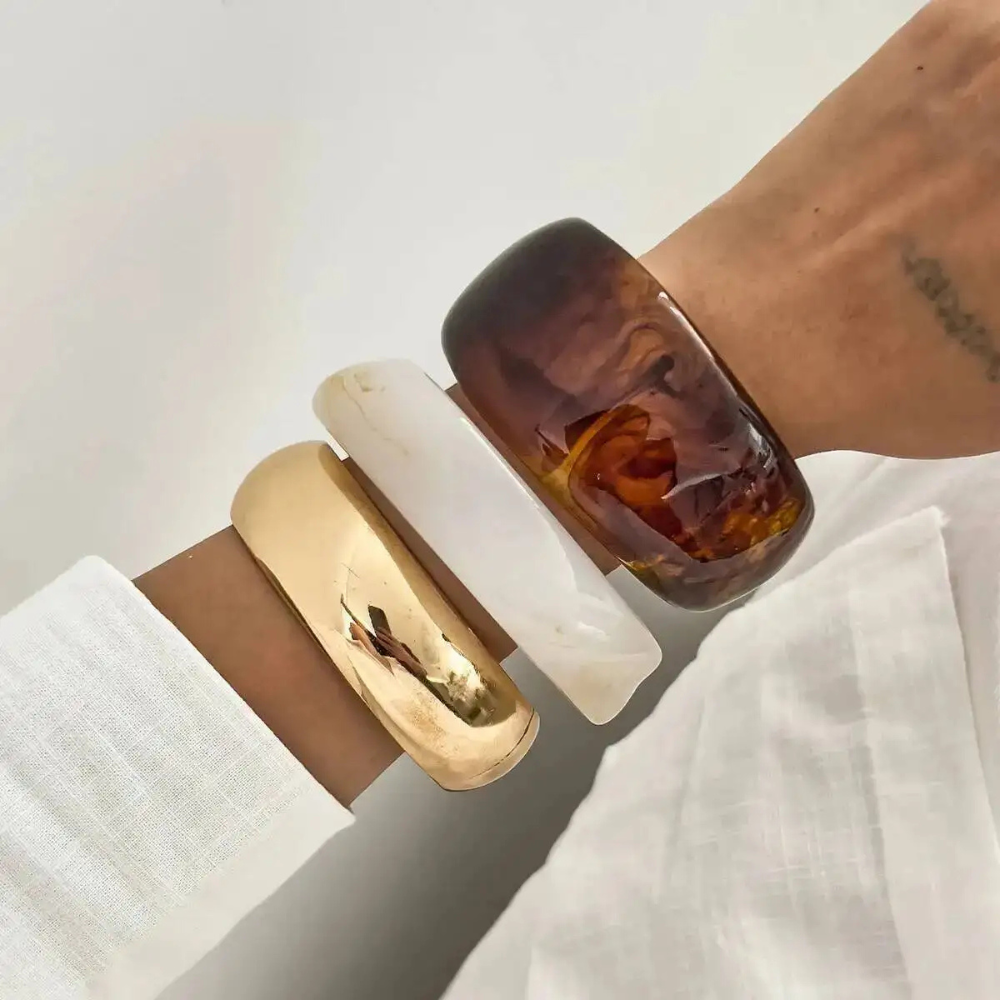 Set 3 Bracelets Manchettes design