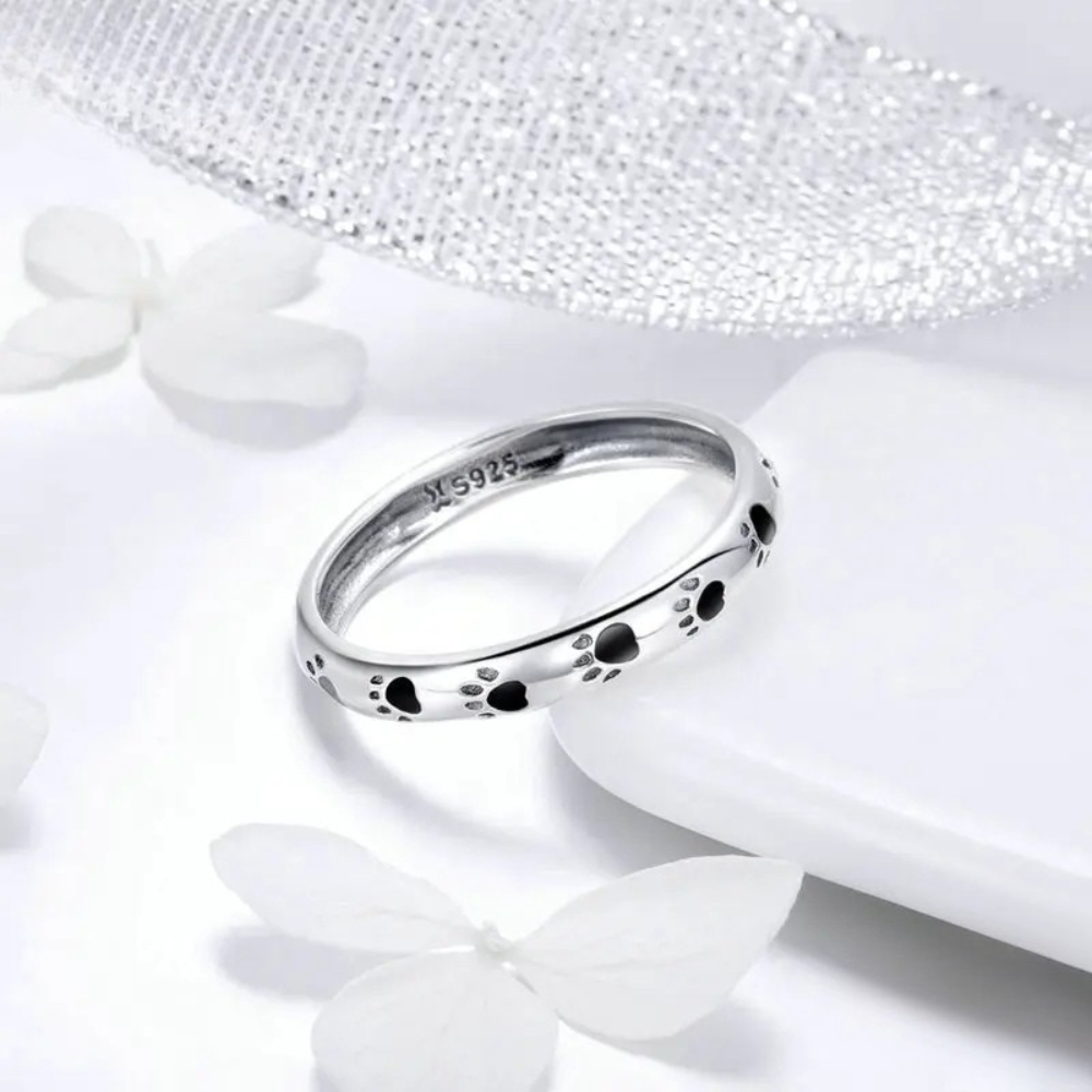 Bague Patte de Chien dessin
