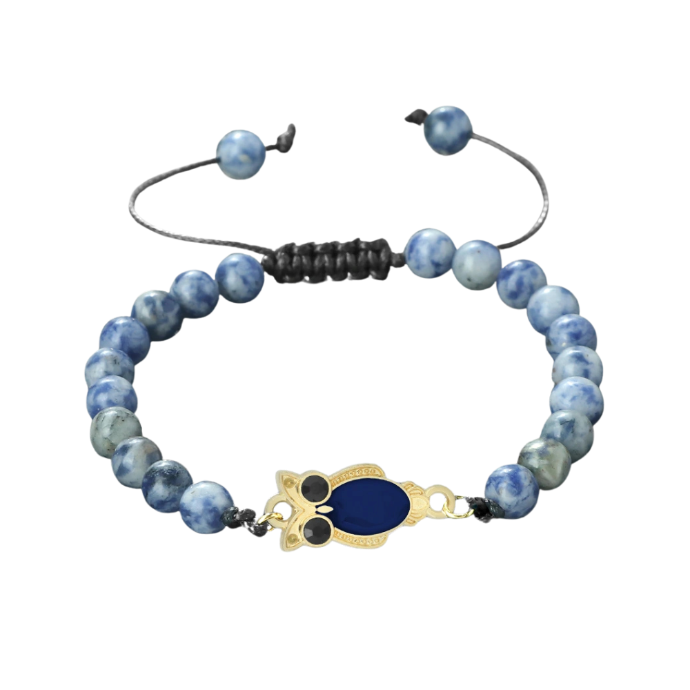 Bracelet Homme Chouette marine