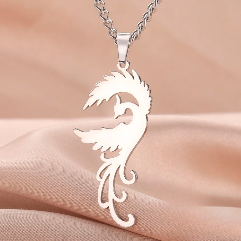 Collier Phoenix Dansant pendentif
