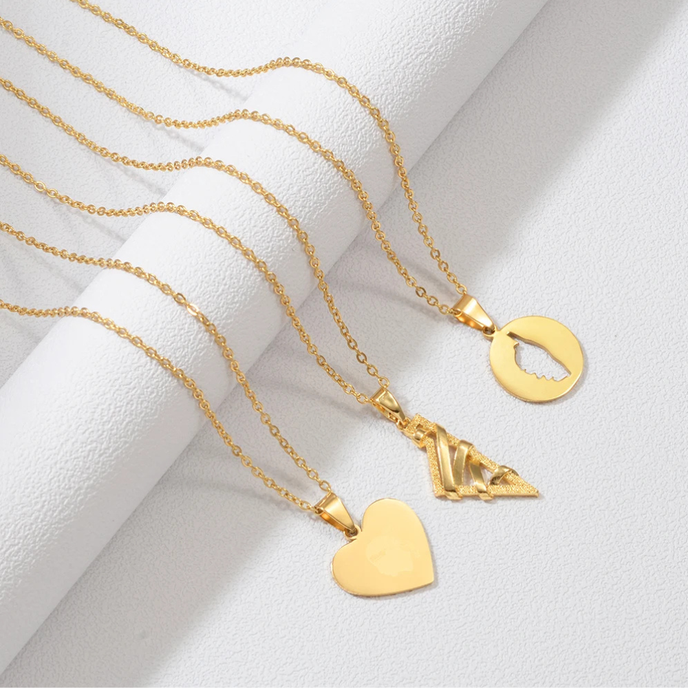 Pendentif Corse Stylisé or