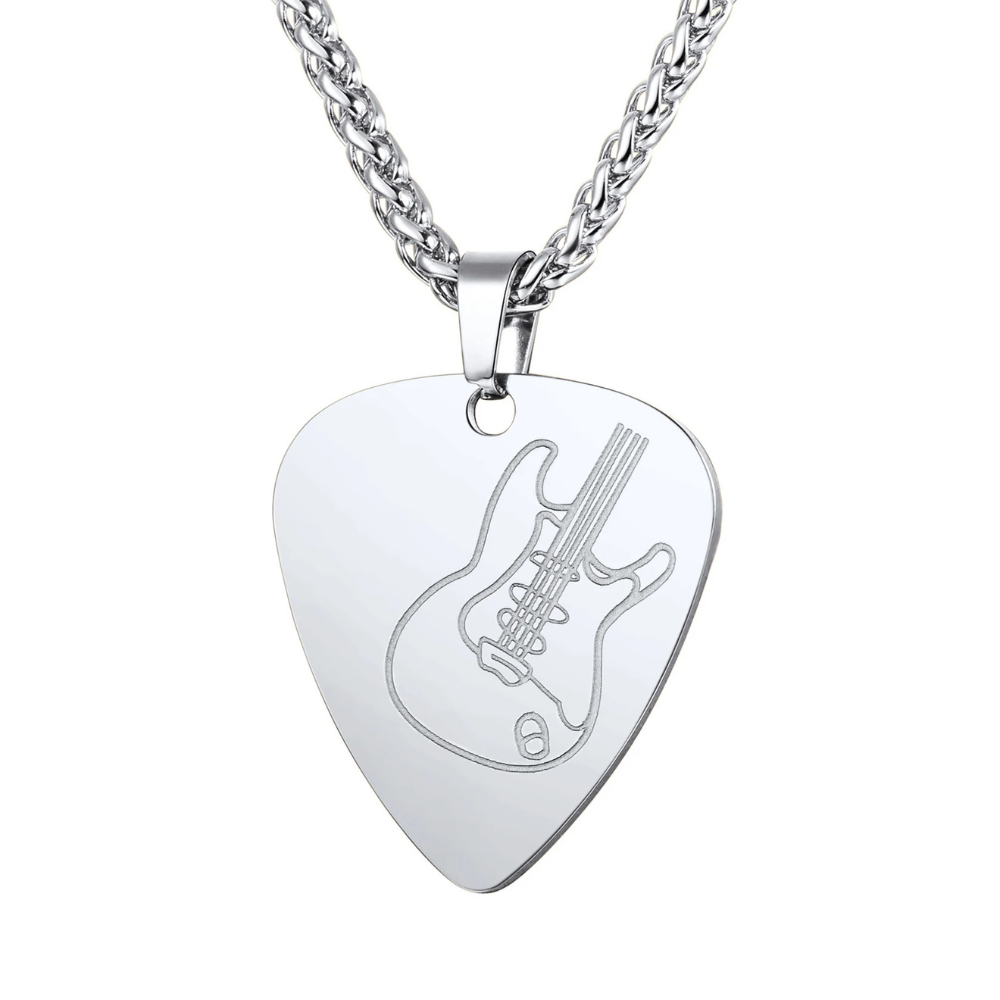 Collier avec Médiator argent