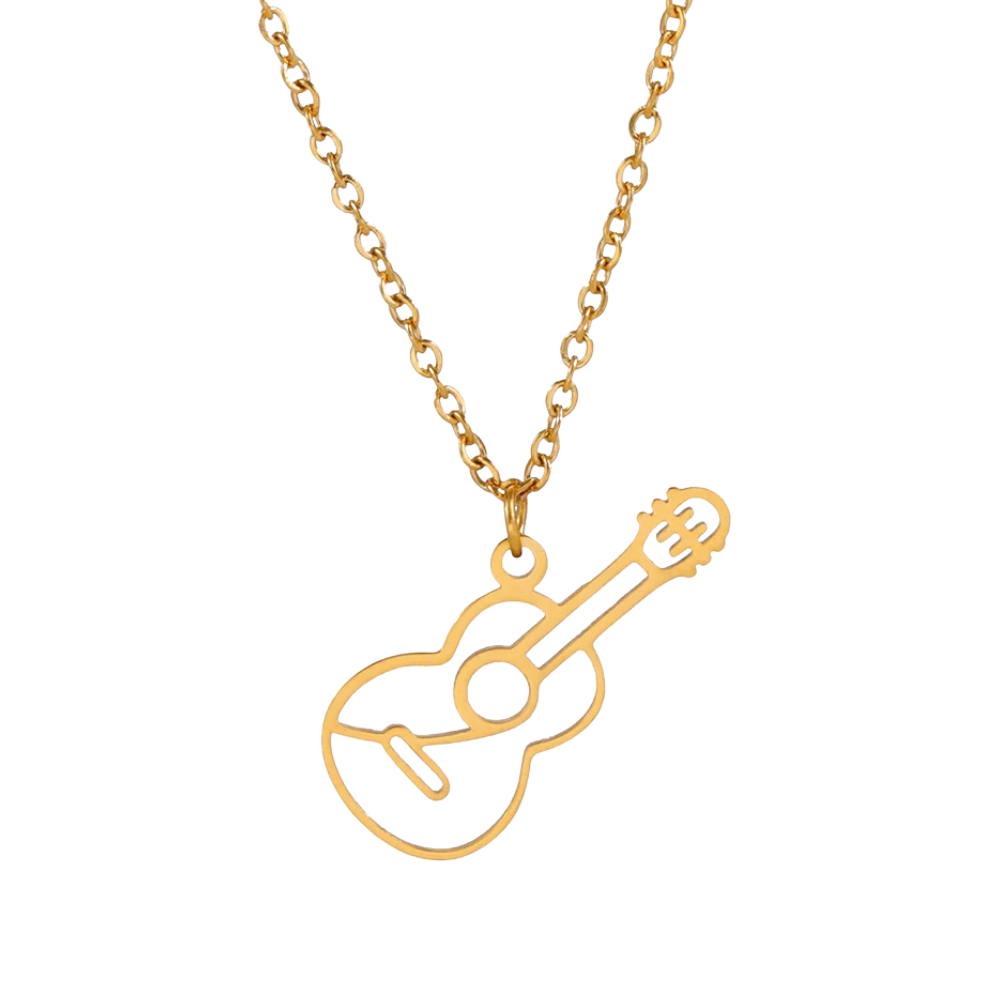 Collier Guitare Femme