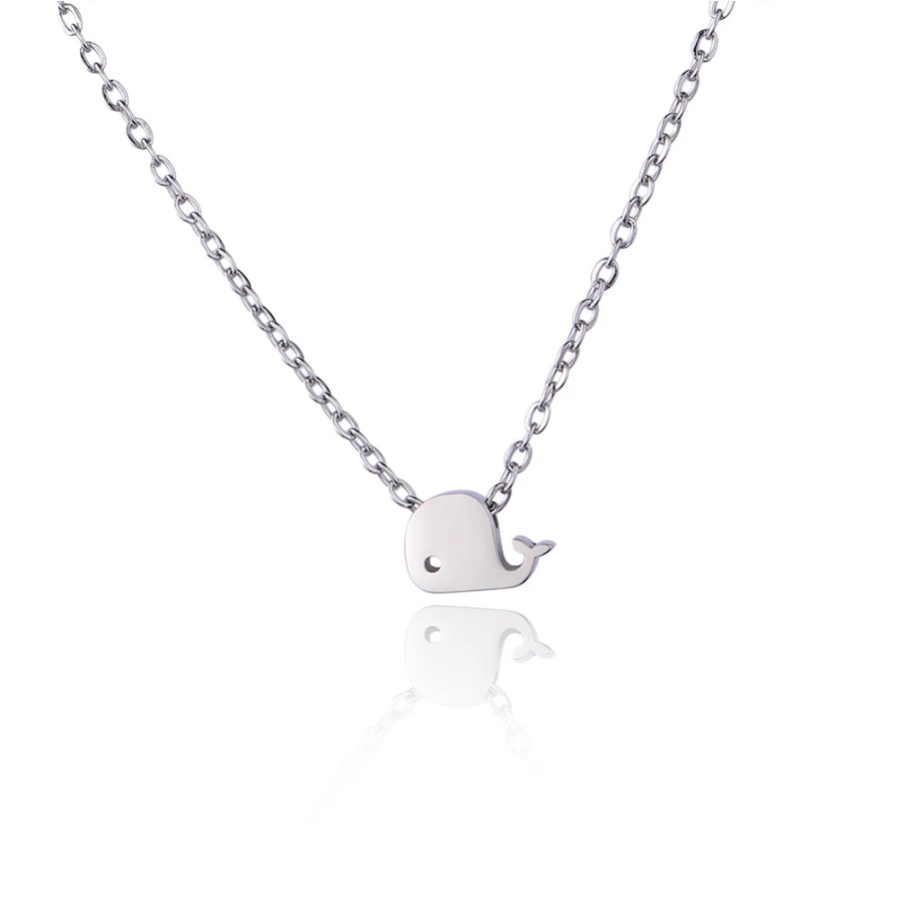 Collier Pendentif Baleine Femme argent