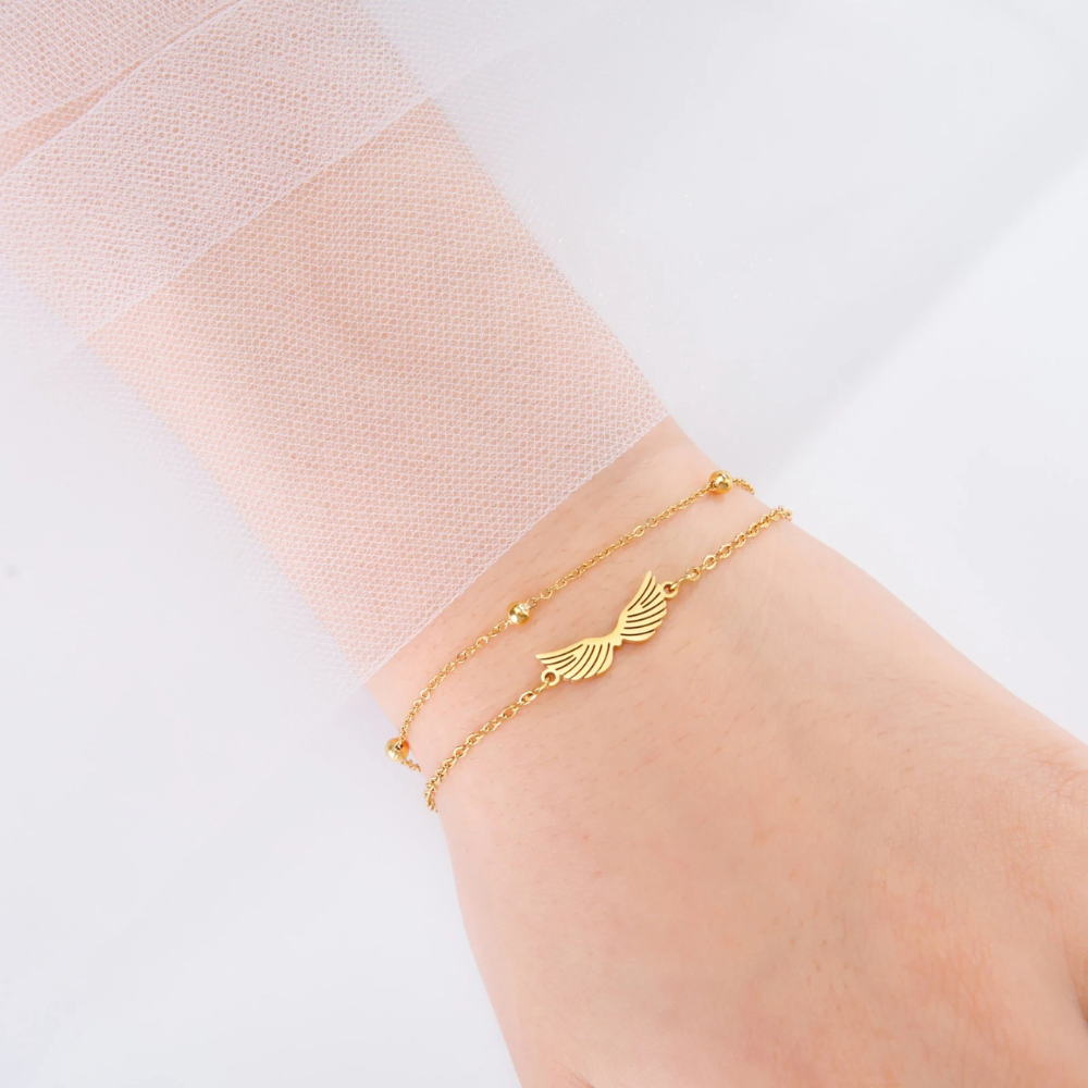 Bracelet Ange Gardien doré