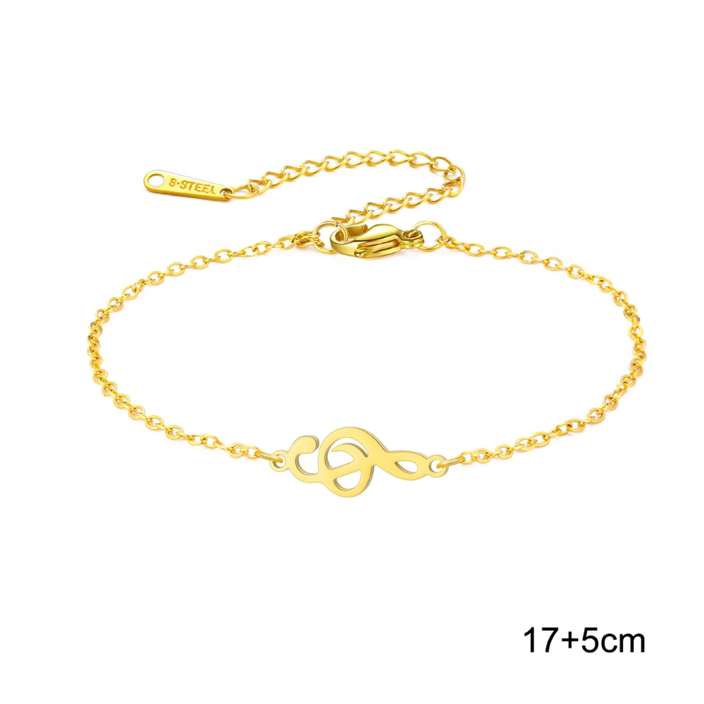 Bracelet clé de sol or