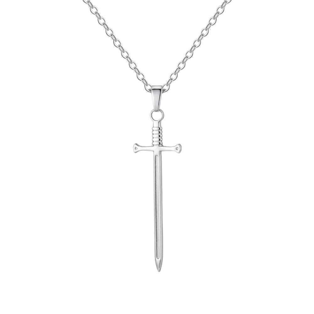 Collier Épée Homme argent
