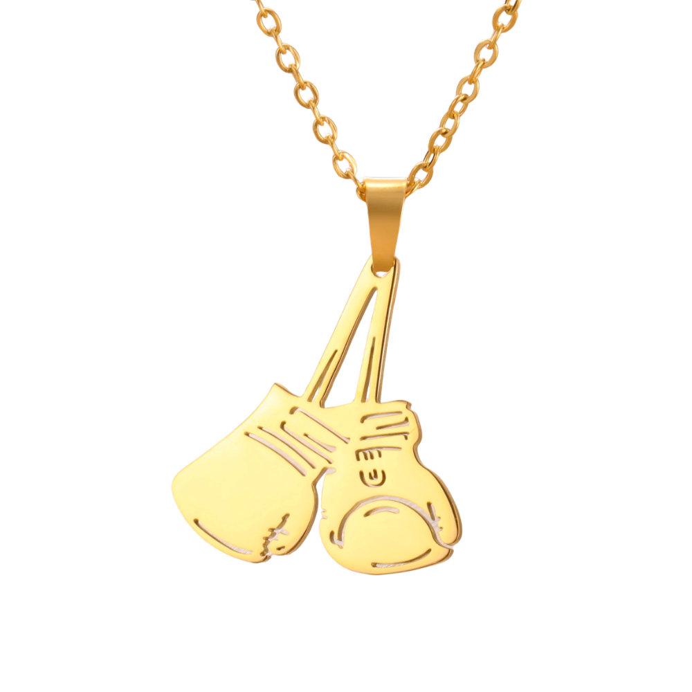 Collier Gants de Boxe Femme