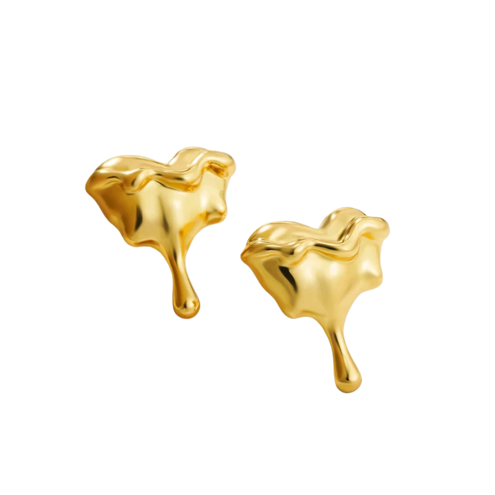 Boucles d'Oreilles Coeur qui Coule